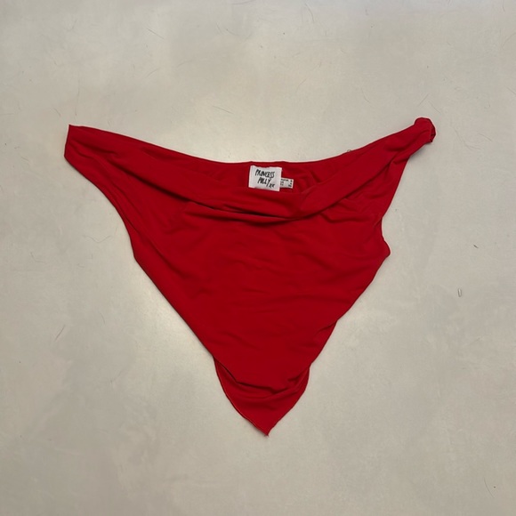 Princess Polly Tops - Princess Polly off the shoulder red crop top